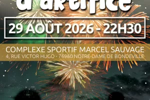 Feu d'artifice de Notre-Dame de Bondeville