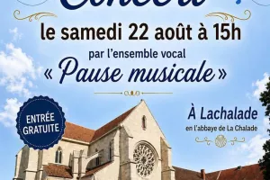 Concert à l'Abbaye de Lachalade