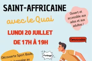 Découverte des Associations : jeu de lyonnaise avec l'Entente Bouliste Saint-Affricaine