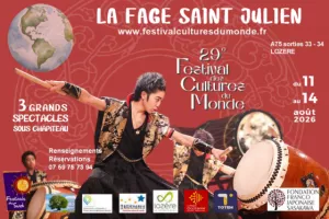 29ÈME FESTIVAL DES CULTURES DU MONDE DE LA FAGE SAINT JULIEN