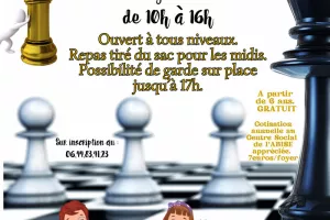 Initiation aux échecs pour les enfants.