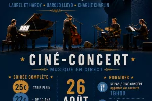 Repas, projections et concert avec Les Rois du Burlesque