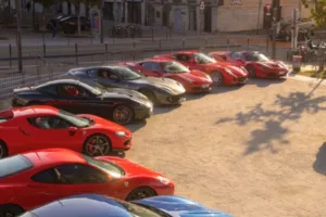 Meeting ferrari côte Basque organisé par lions club bayonne 17 ème édition