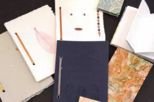 Atelier de Pratique Artistique Carnet fantaisie à l'AMI