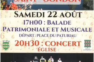 Balade Patrimoniale et musicale et Concert à l'Église