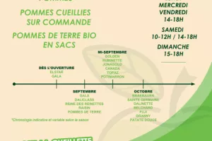 Cueillette de fruits et légumes chez Pom'Balade