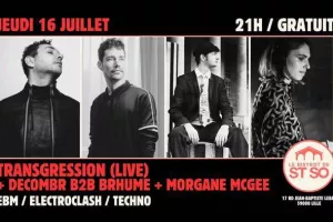 Transgression (Live) + Decombr b2b Brhume + Morgane McGee
