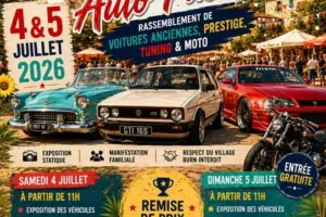 Deux journées "Auragne Auto-Passion" : rassemblement voitures anciennes...