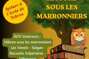 LECTURE SOUS LES MARRONNIERS À VEBRON