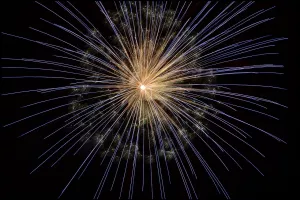 Feu d'artifice à Lherm