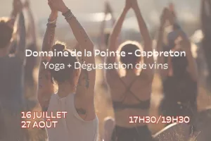 Yoga apéro au Domaine de la Pointe