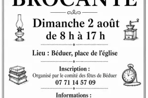 Brocante, vide-greniers à Béduer