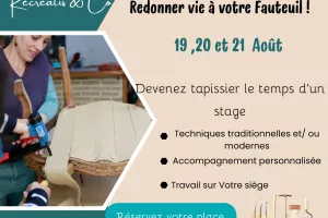 Devenez tapissier le temps d’un stage