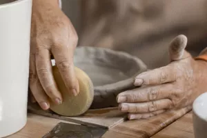 Atelier façonnage à la Manufacture de Virebent