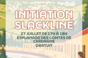 INITIATION SLACKLINE - LUNDI 27 JUILLET