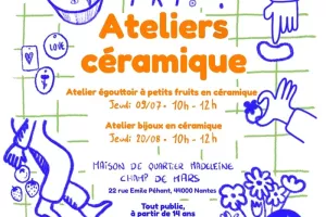Atelier bijoux en céramique