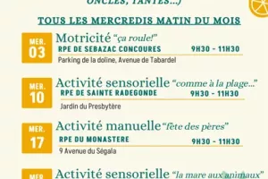 Haltes Jeux "Familles" : Activité sensorielle