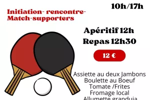 Journées portes ouvertes Tennis de Table
