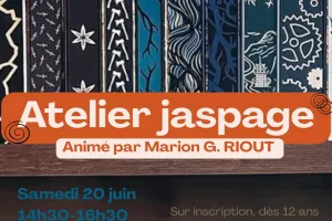 Atelier jaspage (décoration de livre)