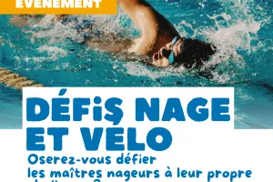 Défis nage et vélo - 20 ans Gatinéo
