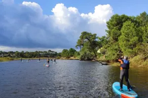 Descente du courant en paddle