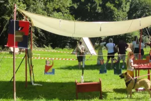 Jeux médiévaux au pied du château