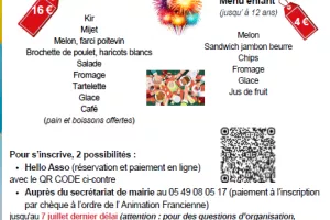 Soirée du 14 juillet à François