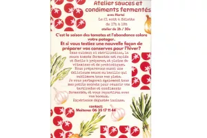 Atelier sauces et condiments fermentés