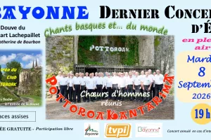 Concert d'été en plein air avec chants basques au Club Pottoroak