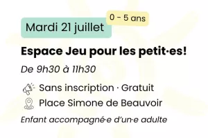 Espace jeux pour les petit·es