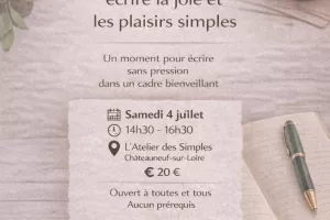 Atelier d'écriture - Pause créative autour des mots