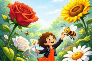 LA PETITE FÉE AU ROYAUME DES FLEURS