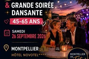SPEED DATING  45-65 ANS AVEC SOIRÉE DANSANTE