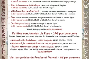 LES BALADES DU CONFLENT "JUJOLS, FENETRE SUR LE CANIGO"