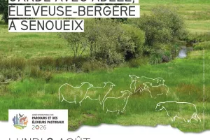 Garde avec Adèle, éleveuse-bergère à Senoueix