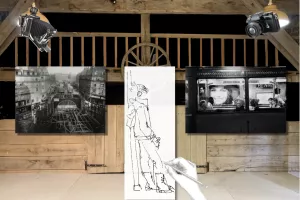 Photos et croquis : "le Métro arrive à Planechaud"