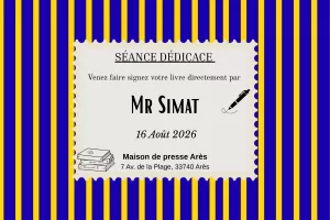 Séance signature par Mr Simat