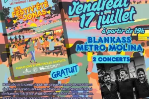 Les Festiv'Eté de Jonas : trio acoustique Blankass et Métro Molina (Zest’ivales de Festi’Zac)