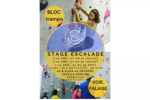 Stage été vacances Escalade