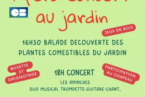 Apéro-concert au jardin