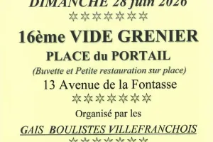 16ÈME ÉDITION DU VIDE GRENIER