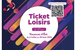 Ticket Loisirs Vacances d'Été 2026