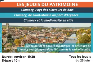 Visite commentée - Clamecy, pays des flotteurs de bois