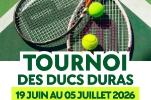 Tournoi de Tennis au club de Duras