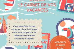 Atelier créatif - Le carnet de vos vacances
