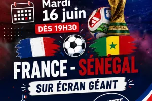 France - Sénégal sur écran géant