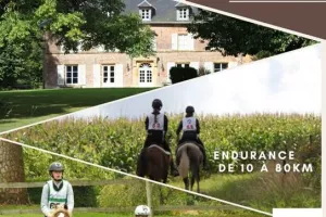 Compétition équestre pleine nature