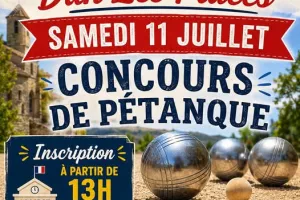 Concours de pétanque