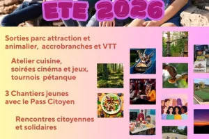 Programme ETE 2026 pour les ados avec INFO JEUNES