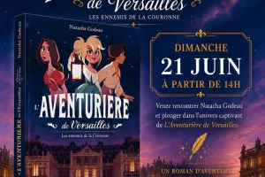 Séance de dédicace de Natacha Godeau autour de son roman "L'Aventurière de Versailles, les ennemis de la couronne"
